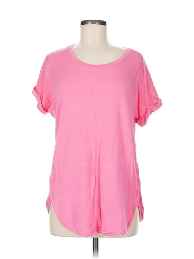 Pre-owned Workshop Republic Clothing Short Sleeve T-shirt In Pink
