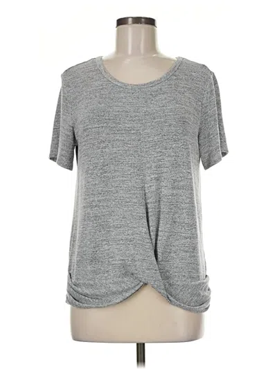 Pre-owned Workshop Republic Clothing Short Sleeve Top Gray Crew Neck Tops