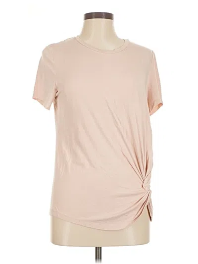 Pre-owned Workshop Republic Clothing Short Sleeve Top Pink Crew Neck Tops