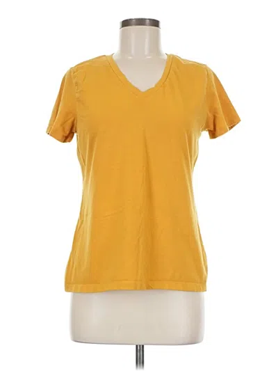 Pre-owned Workshop Republic Clothing Short Sleeve T-shirt In Yellow