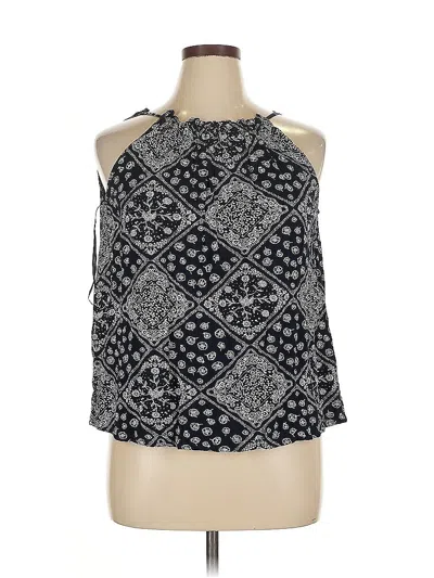 Pre-owned Workshop Republic Clothing Sleeveless Blouse In Black