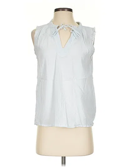 Pre-owned Workshop Republic Clothing Sleeveless Blouse In Blue
