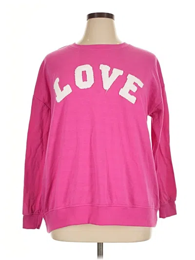 Pre-owned Workshop Republic Clothing Sweatshirt In Pink