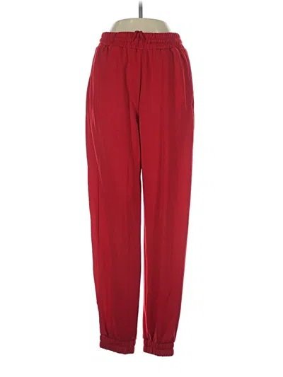 Pre-owned Workshop Republic Clothing Track Pants In Red
