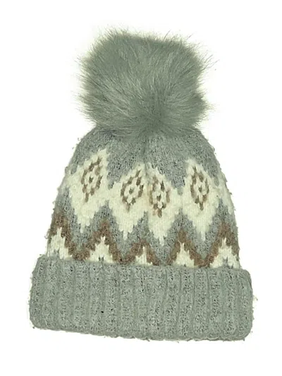 Pre-owned World Market Beanie Hat In Gray