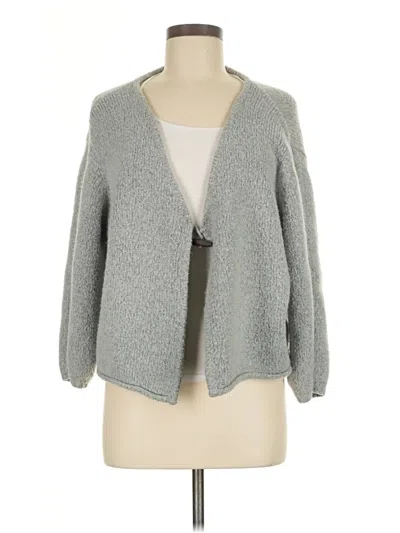 Pre-owned World Market Cardigan Sweater In Gray