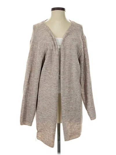 Pre-owned World Market Cardigan Sweater In Tan
