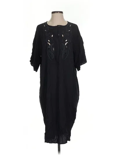 Pre-owned World Market Casual Dress In Black