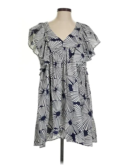 Pre-owned World Market Casual Dress In Blue