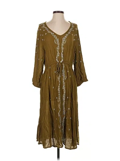 Pre-owned World Market Casual Dress In Brown