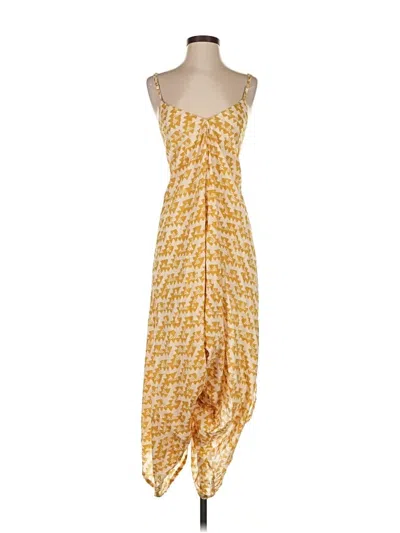 Pre-owned World Market Casual Dress In Yellow
