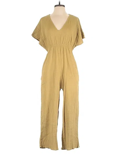 Pre-owned World Market Jumpsuit In Gold