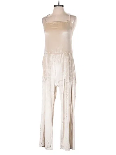 Pre-owned World Market Jumpsuit In Ivory