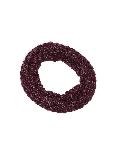 Pre-owned World Market Scarf In Burgundy