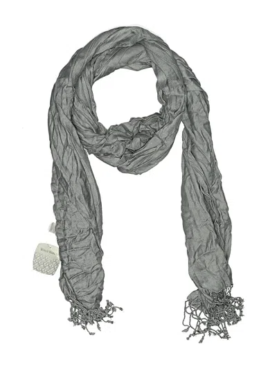 Pre-owned World Market Scarf In Gray