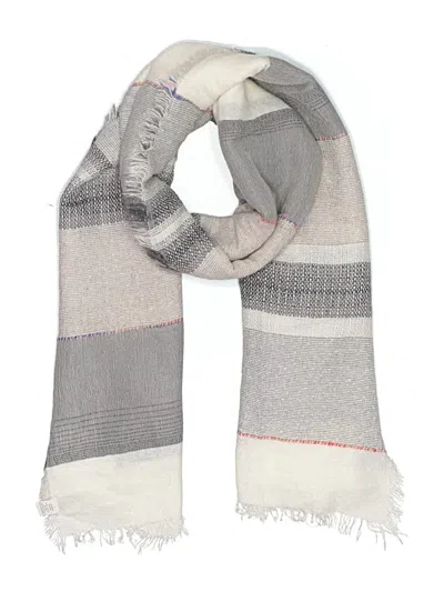 Pre-owned World Market Scarf In Gray