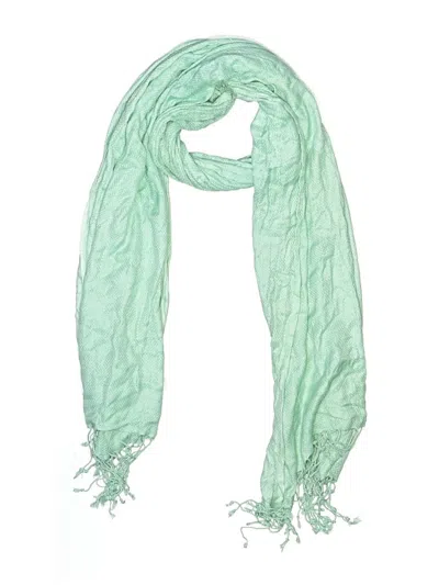 Pre-owned World Market Scarf In Green