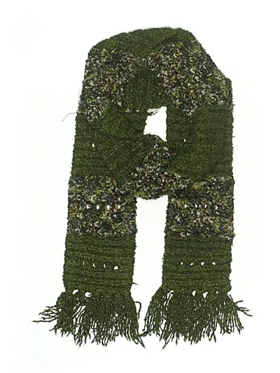 Pre-owned World Market Scarf In Green