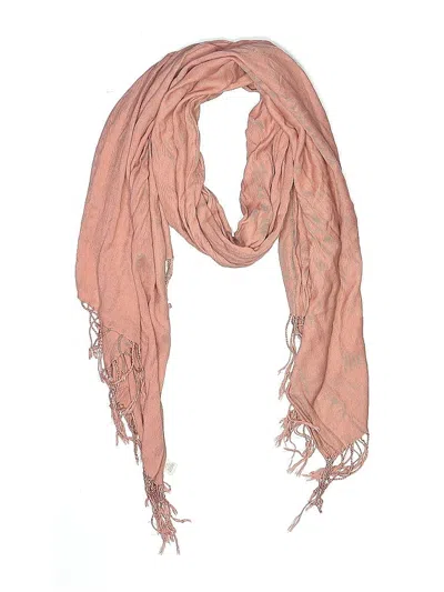Pre-owned World Market Scarf In Pink