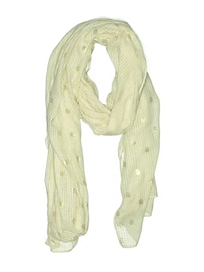 Pre-owned World Market Scarf In White