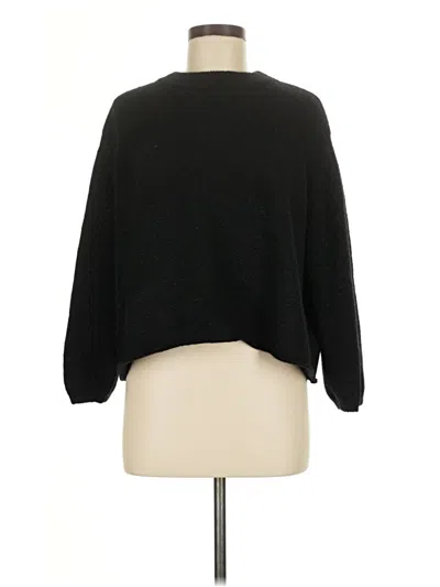 Pre-owned World Market Turtleneck Sweater In Black