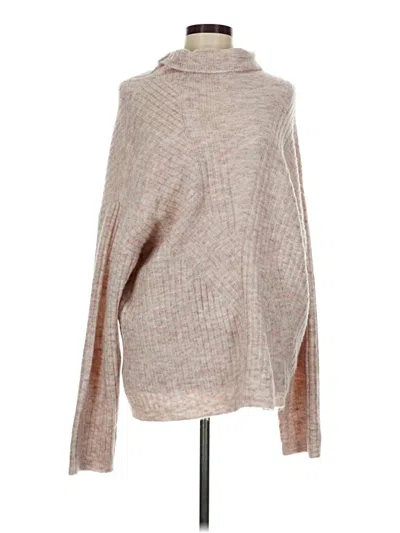 Pre-owned World Market Turtleneck Sweater In Brown