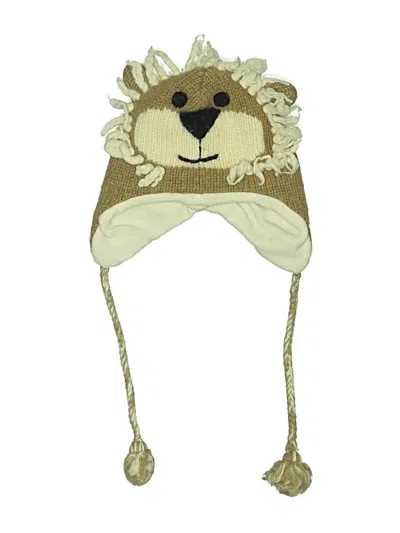 Pre-owned World Market Kids' Winter Hat In Brown
