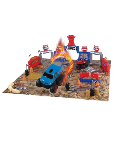 World Tech Toys 54pcs Monster Truck Mayhem Friction Play Set In Multi
