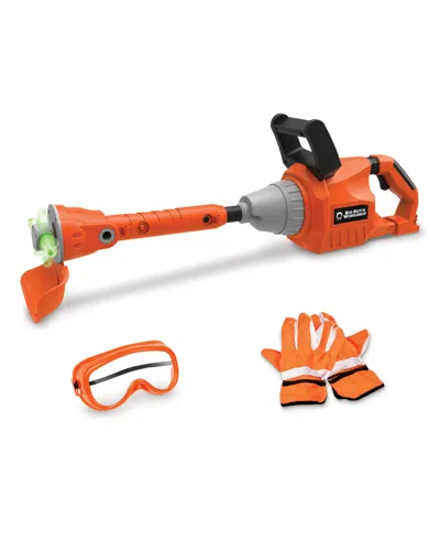 World Tech Toys Big Boy's Workshop Electric Toy String Trimmer Playset In Orange