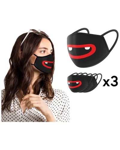World Tech Toys Cartoon Mouth Smiling Missing Teeth Face Mask