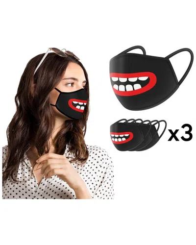 World Tech Toys Cartoon Mouth Smiling Missing Teeth Face Mask