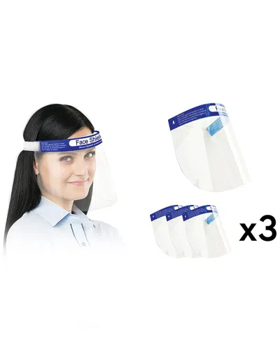 World Tech Toys Clear Face Shield 3-pack Face Masks