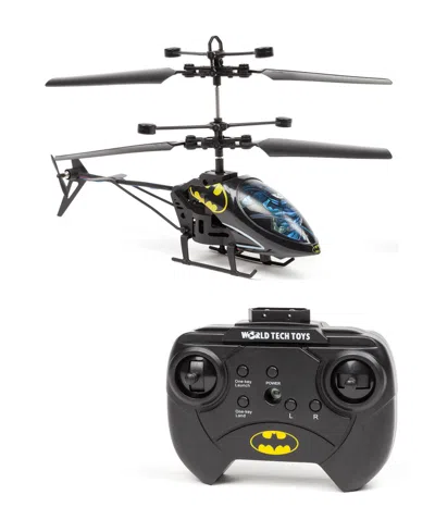 World Tech Toys Dc Batman 2ch Ir Helicopter In Black