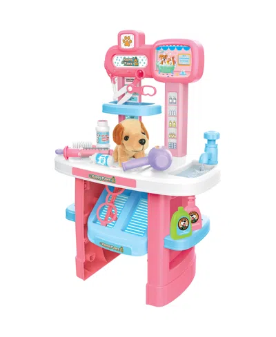 World Tech Toys Happy Paws Kid's Pet Grooming Playset In Transparent