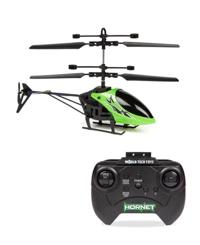 World Tech Toys Hornet Glow In The Dark 2ch Ir Helicopter In Green