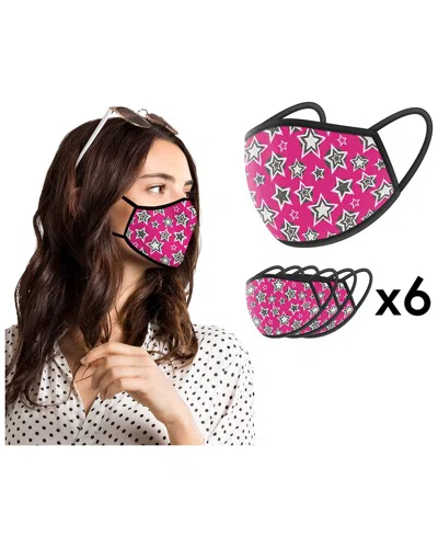 World Tech Toys Hot Pink Stars Face Mask