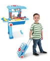 World Tech Toys Lil Doctor Mobile Suitcase Playset In Transparent
