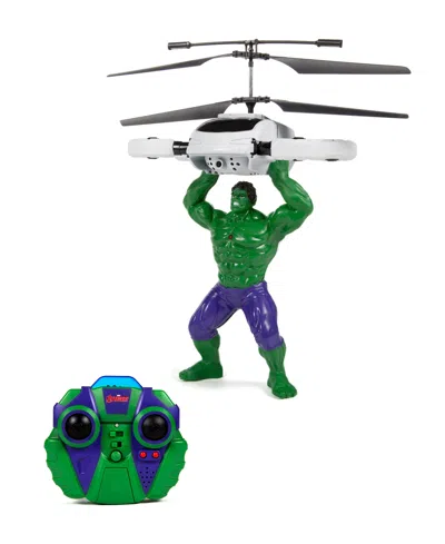 World Tech Toys Marvel Avengers Hulk Flying Figure Ir Helicopter In Multi