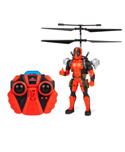 World Tech Toys Marvel Deadpool 2ch Jetpack Flying Figure Ir Helicopter In Transparent