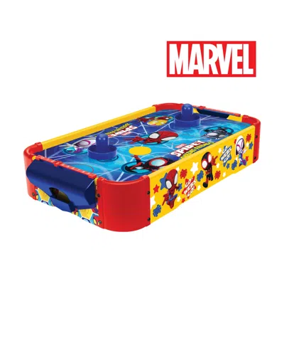 World Tech Toys Marvel Spidey And His Amazing Friends Electronic Tabletop Air Hockey Wood In Multi