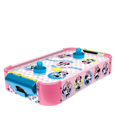 World Tech Toys Minnie Mouse Electronic Tabletop Air Hockey Wood In Multi