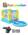 World Tech Toys Moonbug Cocomelon Inflatable Bouncer With Slide Pool In Multi
