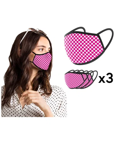 World Tech Toys Pink Polka Dot Face Mask