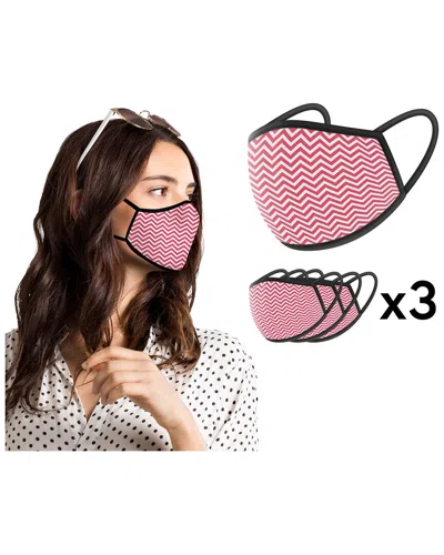 World Tech Toys Pink Zigzags Face Mask
