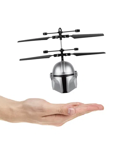 World Tech Toys Star Wars The Mandalorian Mando Helmet Sculpted Head Ufo Helicopter In Multi