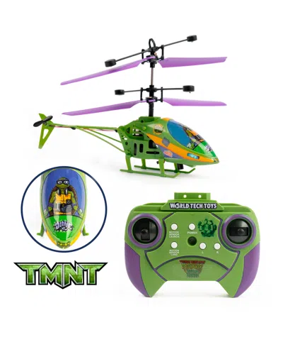 World Tech Toys Teenage Mutant Ninja Turtles Mutant Mayhem Donatello 2ch Ir Helicopter In Transparent