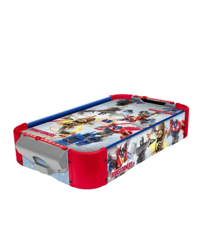 World Tech Toys Transformers Electronic Tabletop Air Hockey Wood In Transparent
