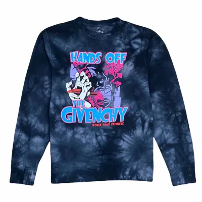 World Tour Premiere Men's Hands Off Crew Neck Sweater In Black Marble