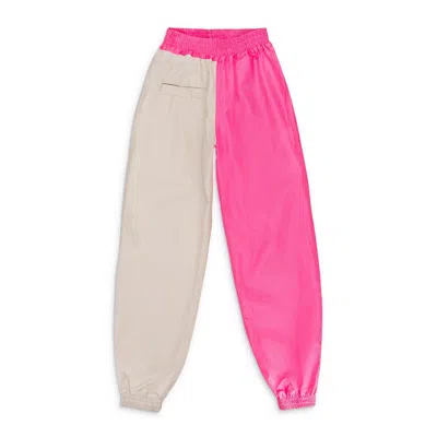 World Wide Ltd Swishies Duo Beige/pink Sweatpants