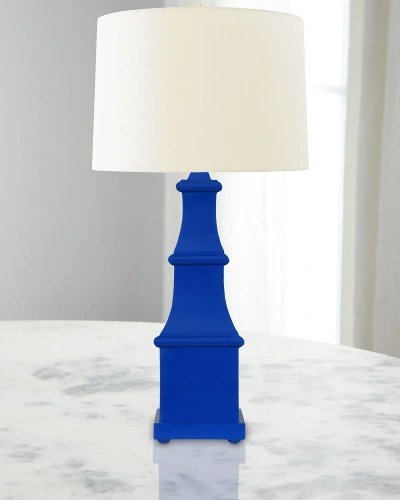 Worlds Away Allegra Lamp In Blue